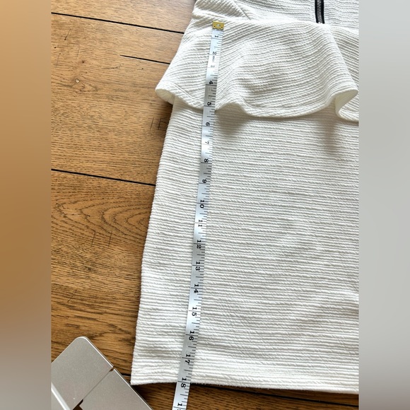 H&M White Peplum Dress - Picture 6 of 8